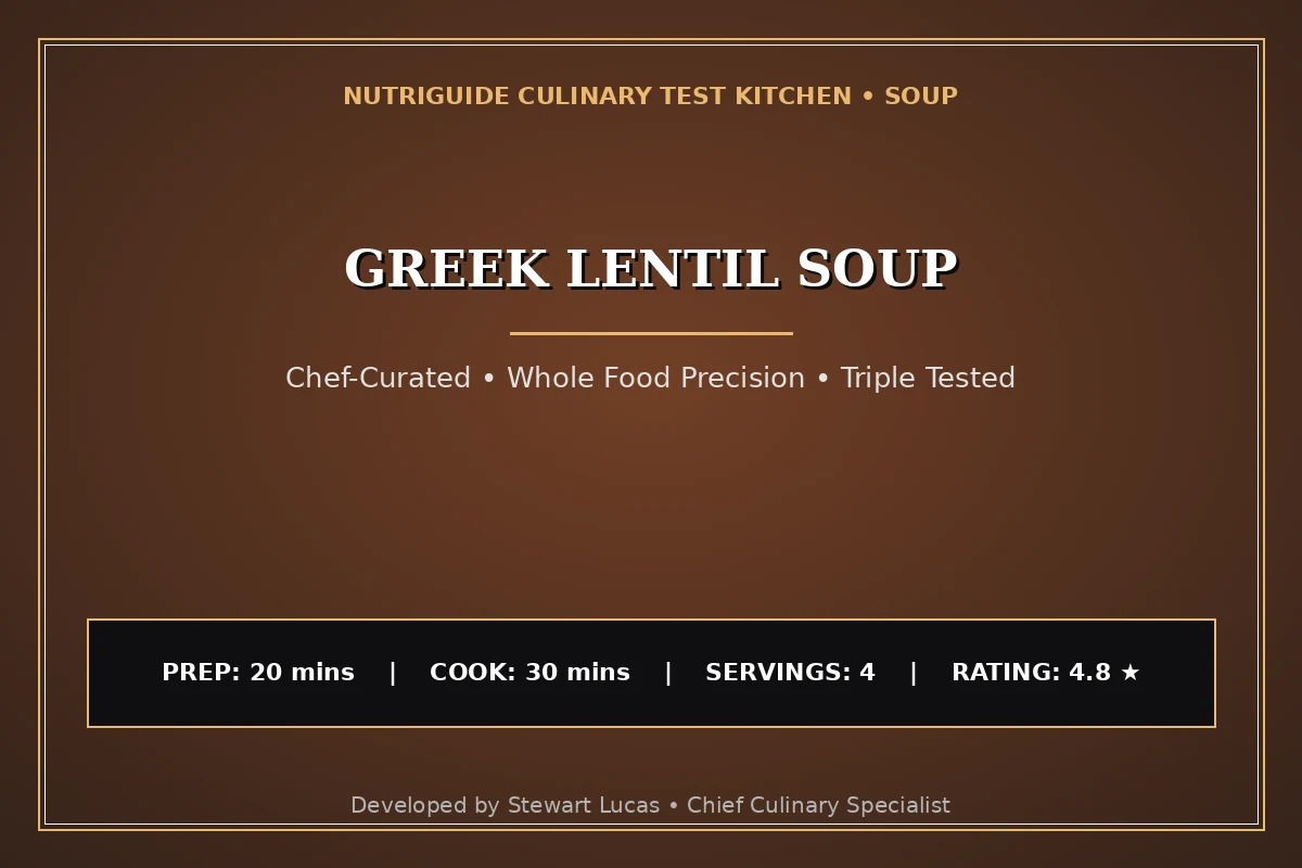 Greek Lentil Soup