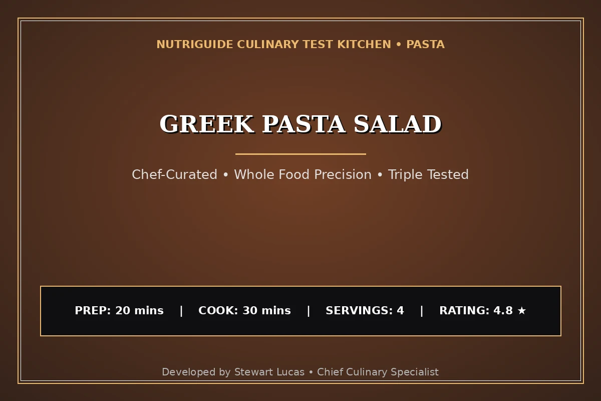 Greek Pasta Salad