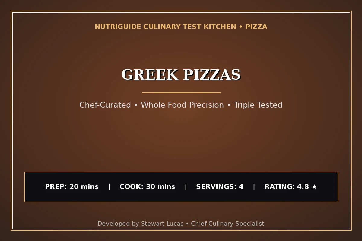 Greek Pizzas