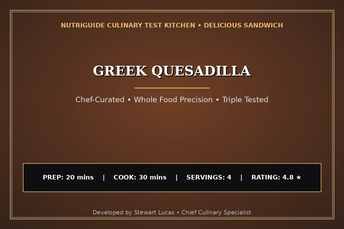Greek Quesadilla