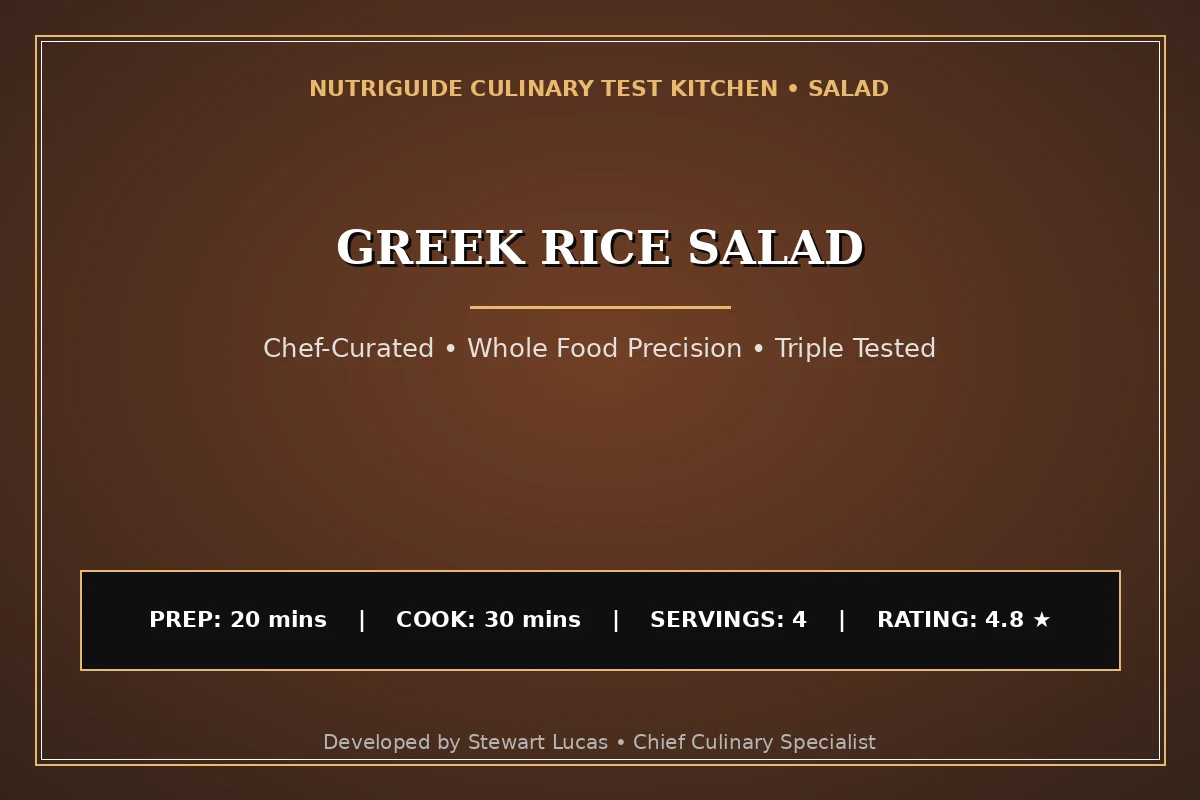 Greek Rice Salad