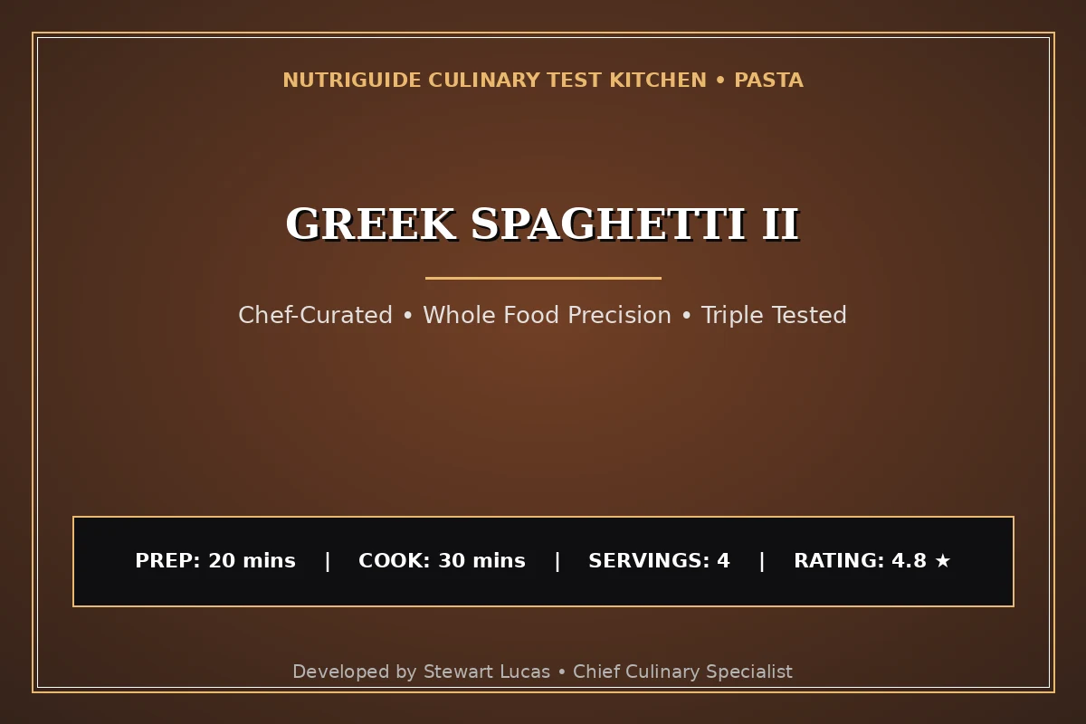 Greek Spaghetti Ii