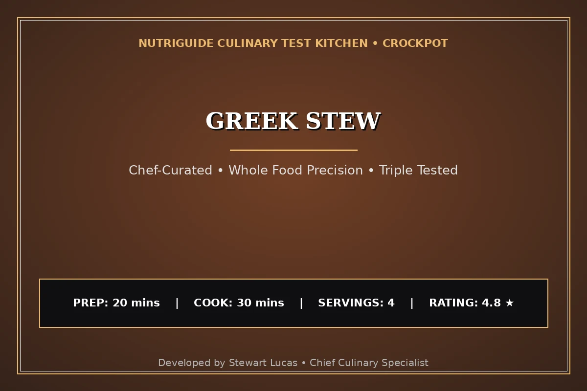 Greek Stew