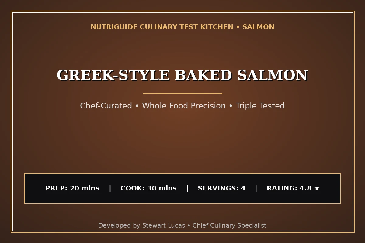 Greek-Style Baked Salmon
