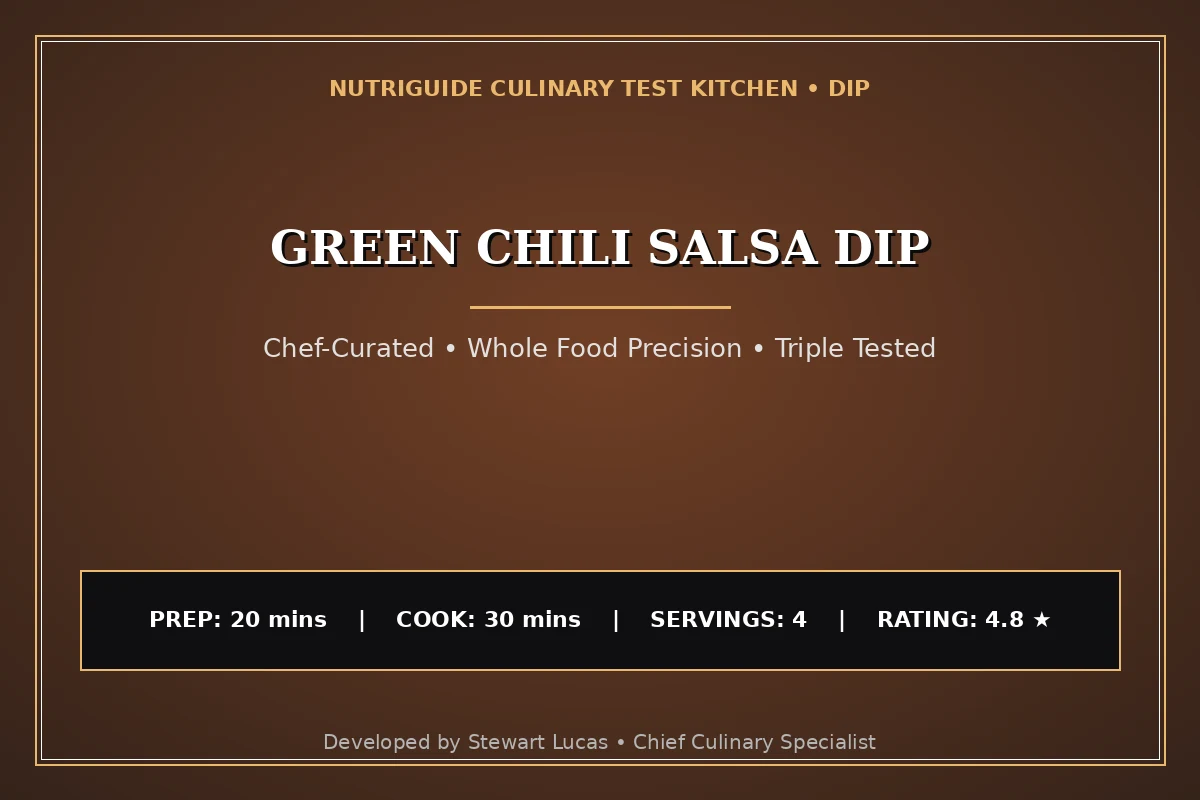 Green Chili Salsa Dip