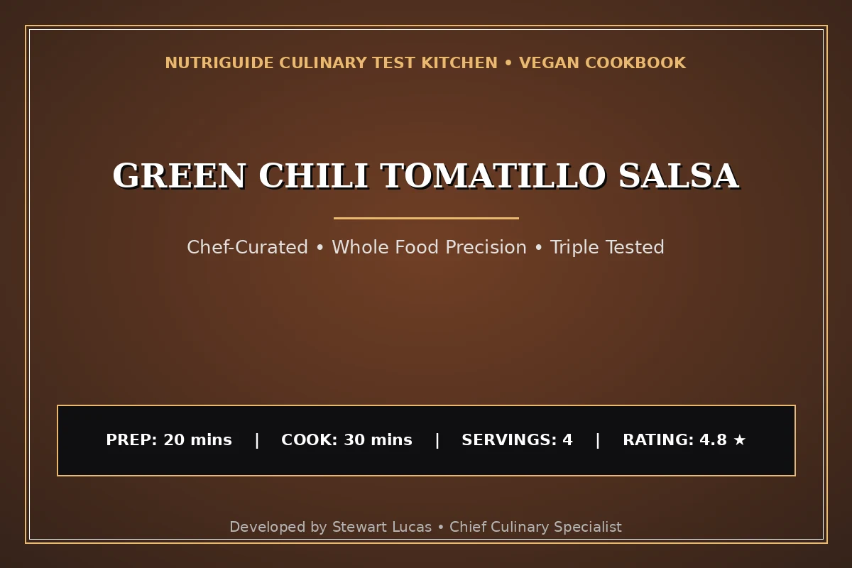 Green Chili Tomatillo Salsa