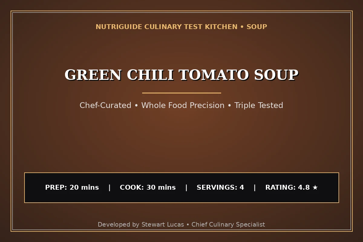 Green Chili Tomato Soup