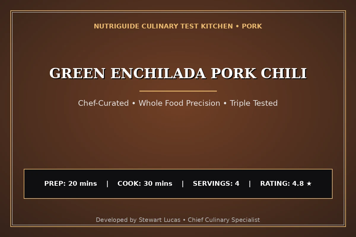 Green Enchilada Pork Chili