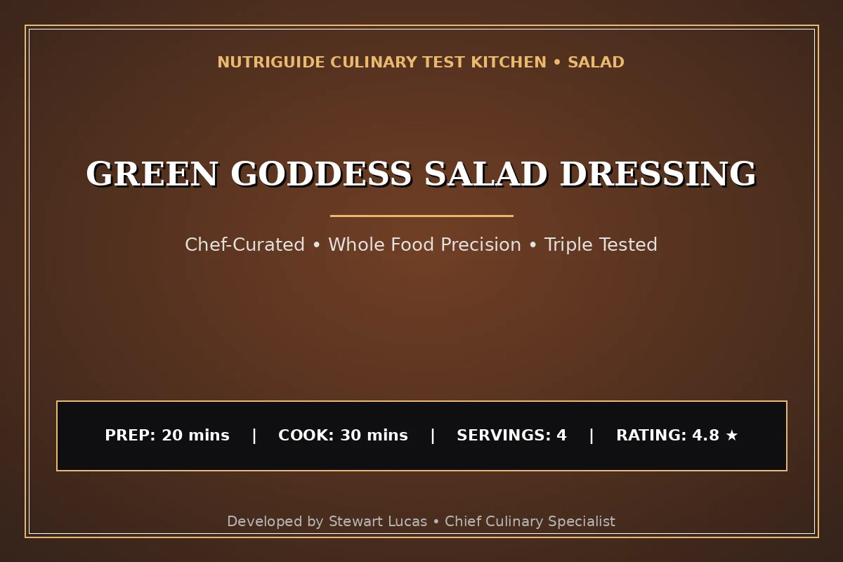 Green Goddess Salad Dressing