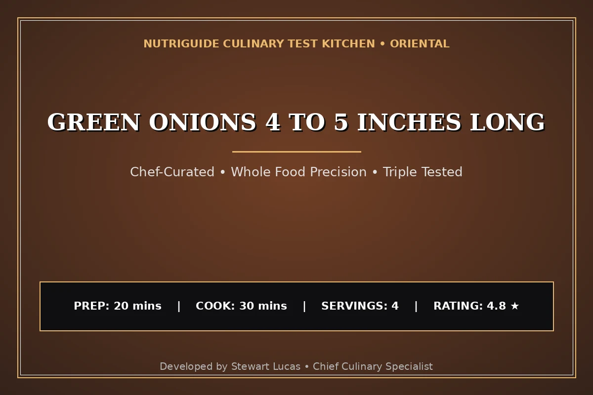 Green Onions 4 To 5 Inches Long