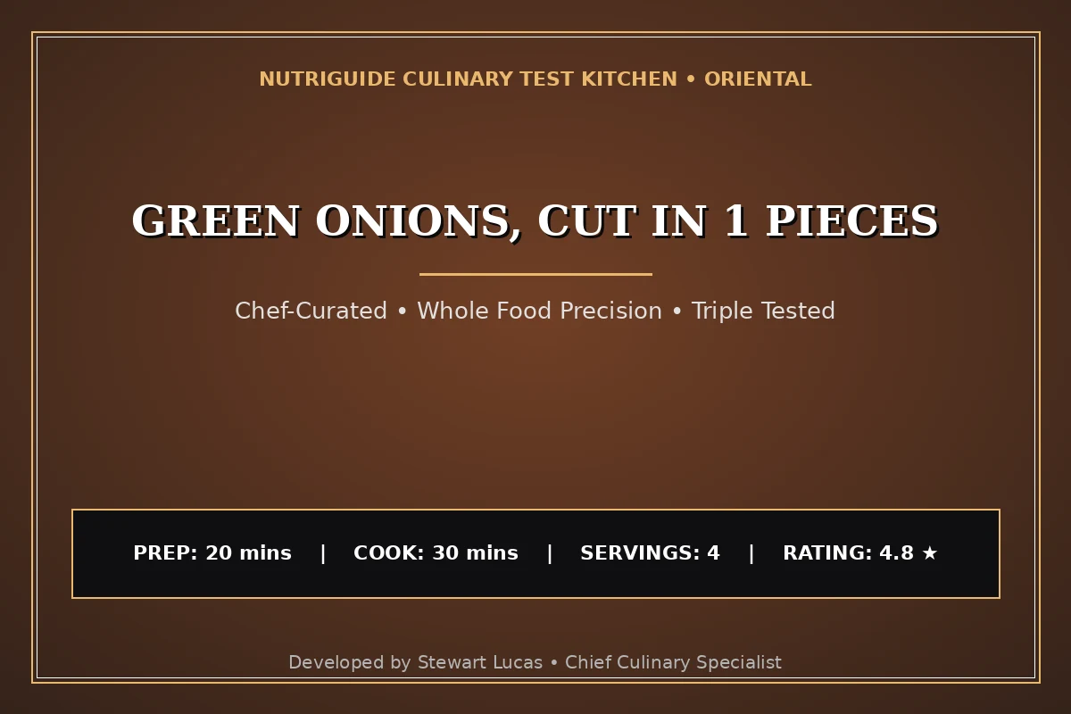 Green Onions, Cut In 1 Pieces