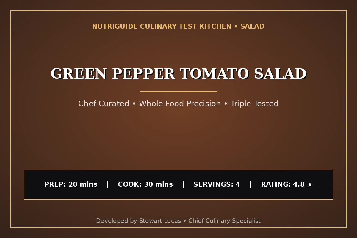 Green Pepper Tomato Salad