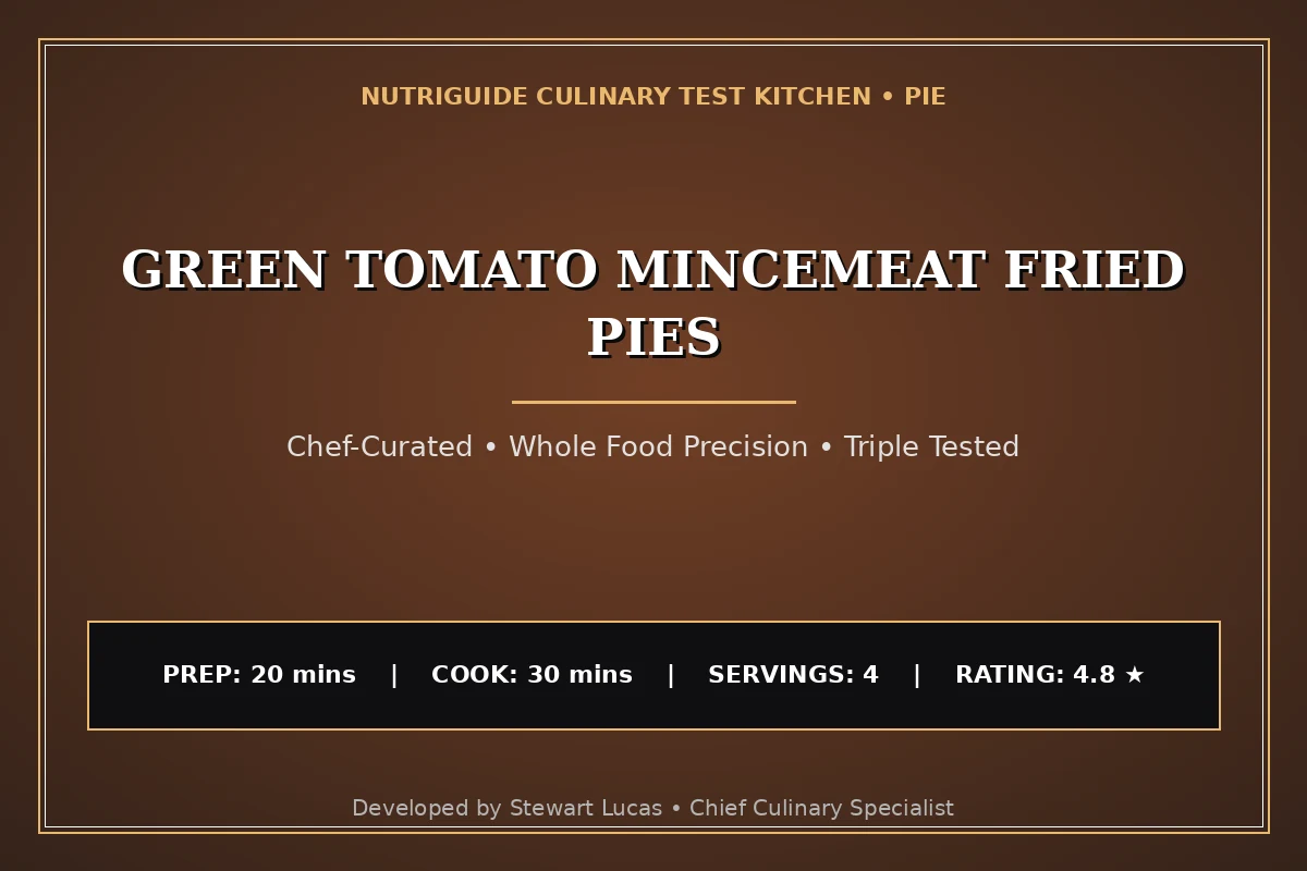 Green Tomato Mincemeat Fried Pies