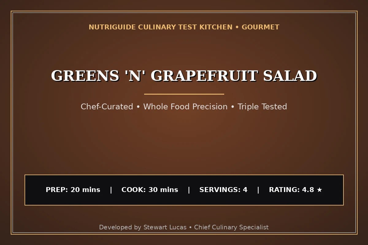 Greens 'N' Grapefruit Salad
