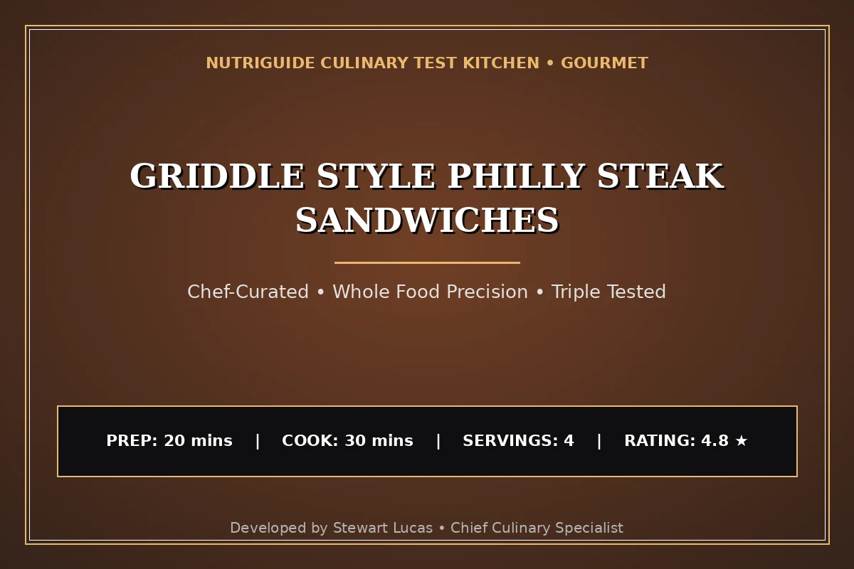 Griddle Style Philly Steak Sandwiches
