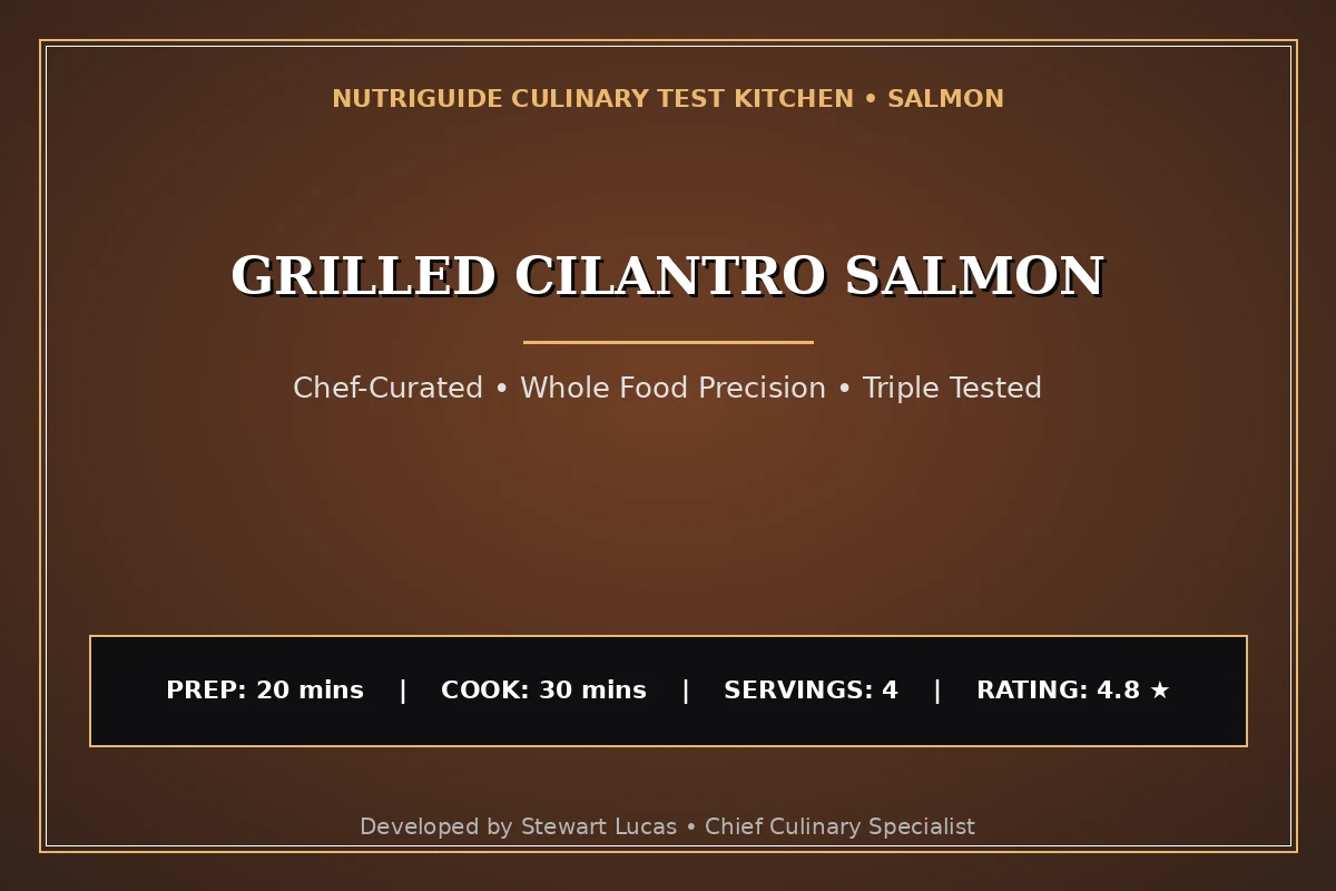 Grilled Cilantro Salmon