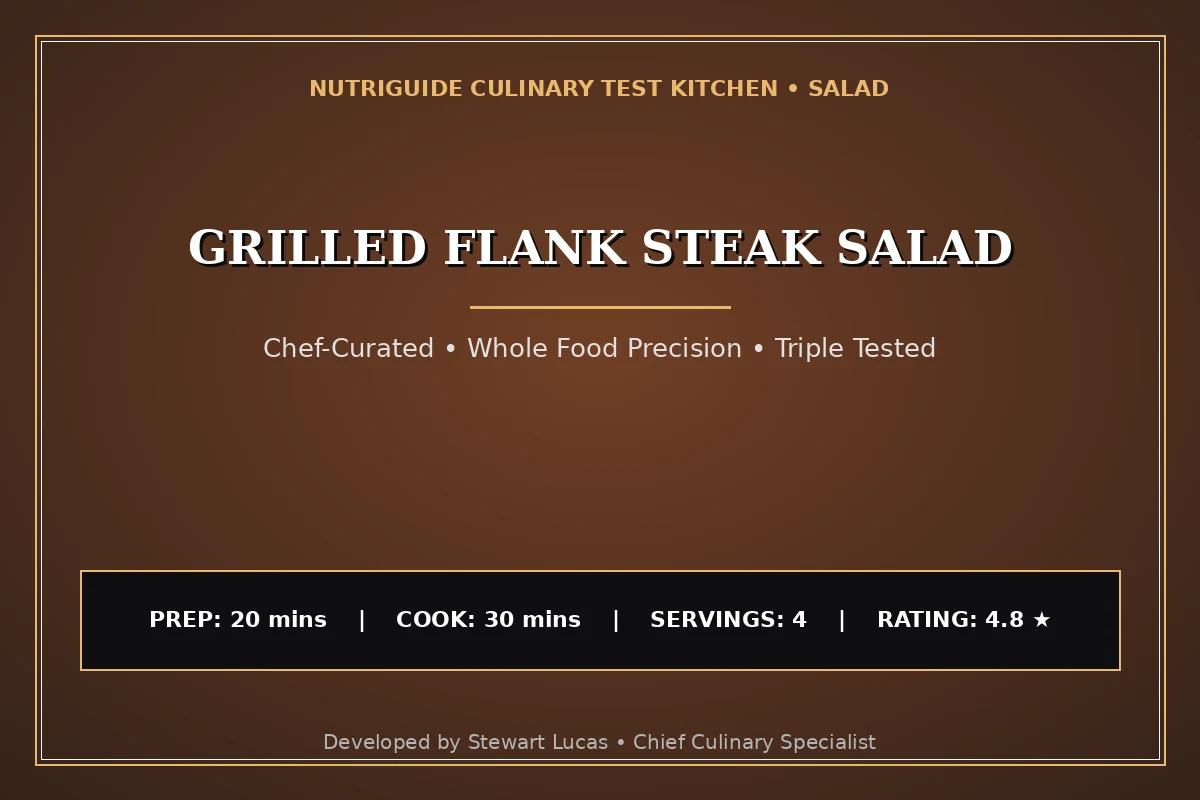 Grilled Flank Steak Salad