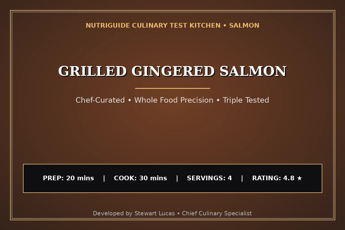Grilled Gingered Salmon