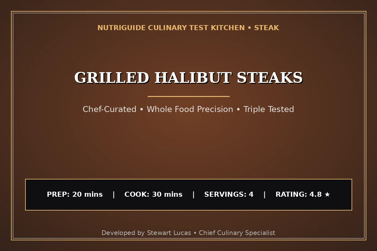 Grilled Halibut Steaks