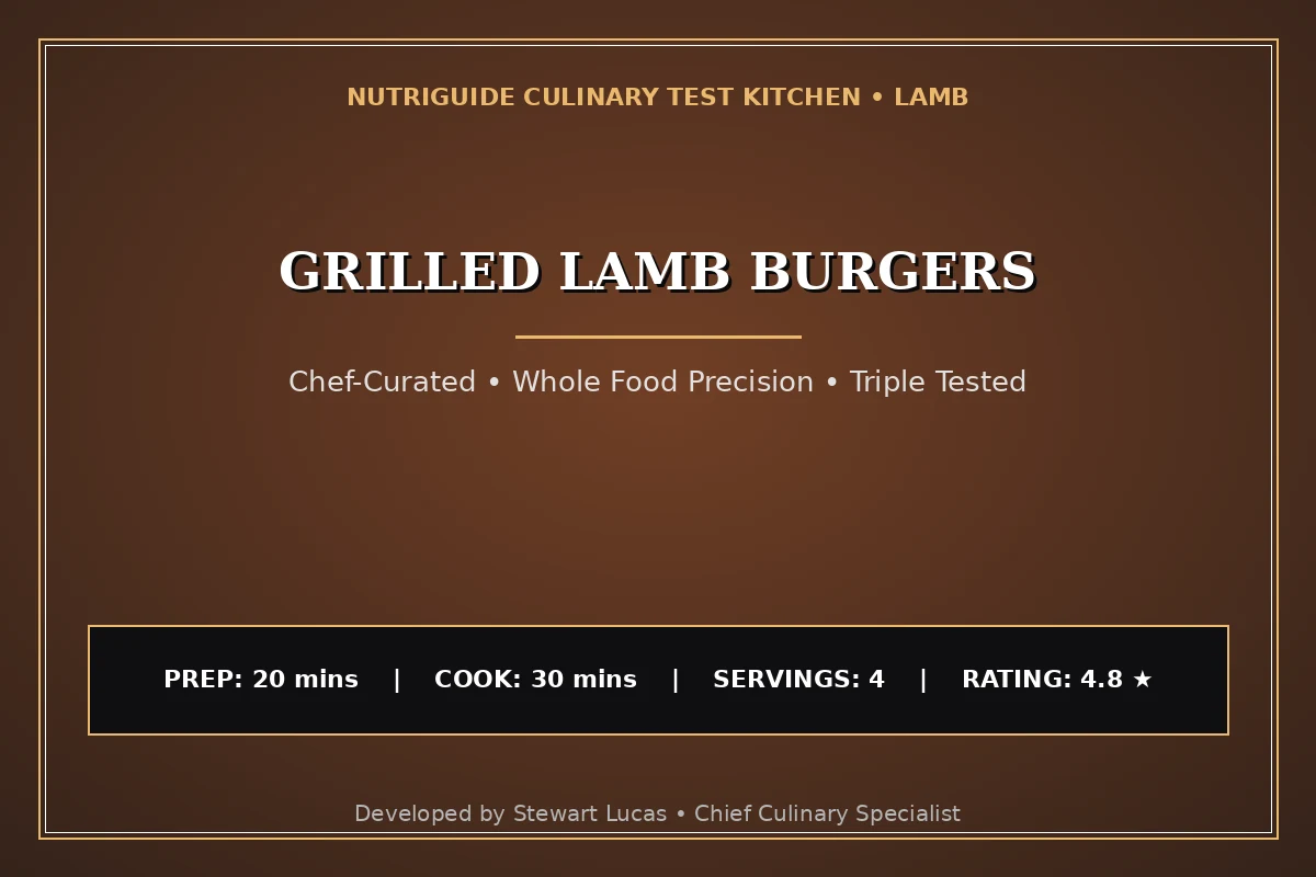 Grilled Lamb Burgers
