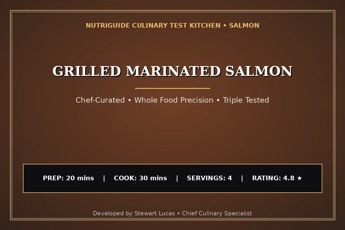 Grilled Marinated Salmon