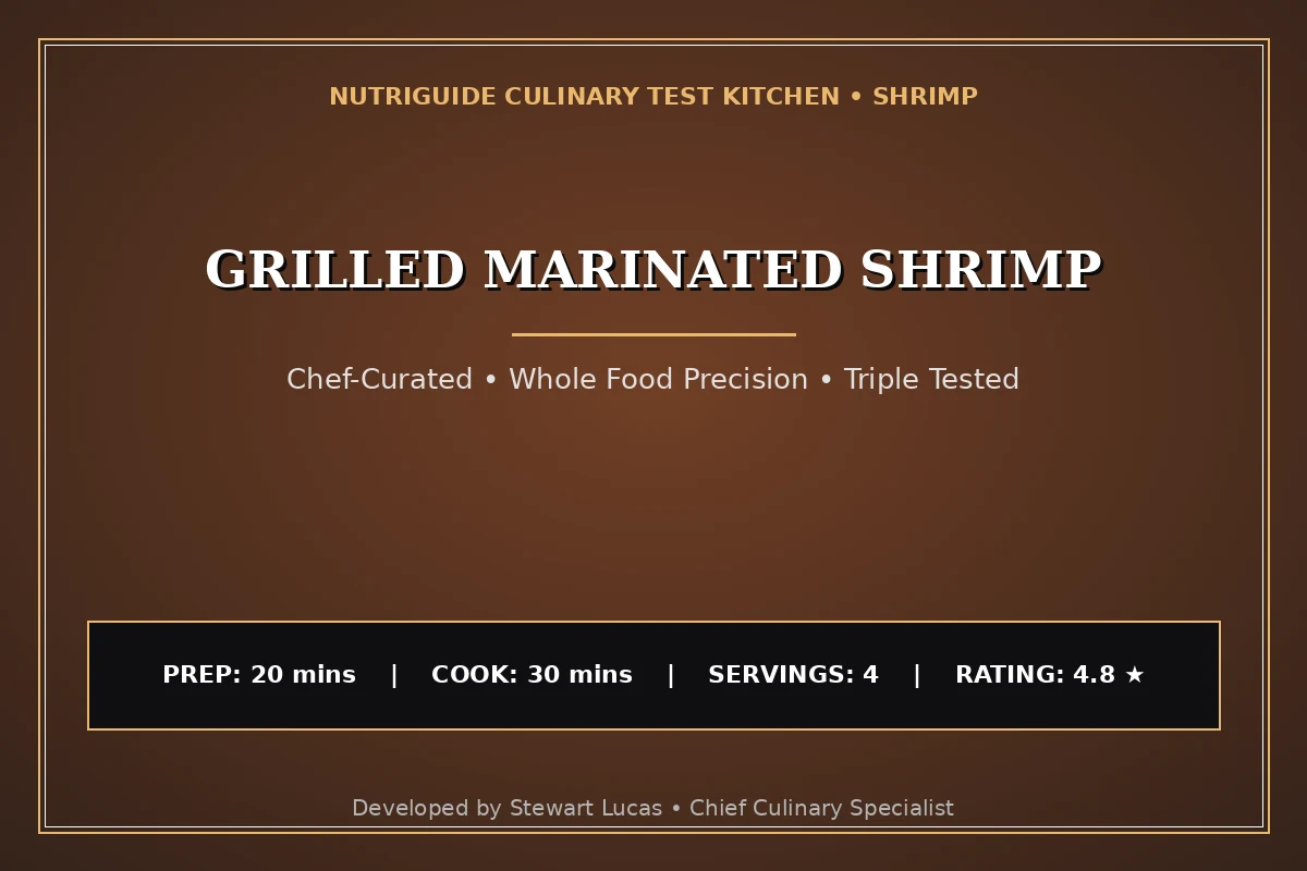 Grilled Marinated Shrimp
