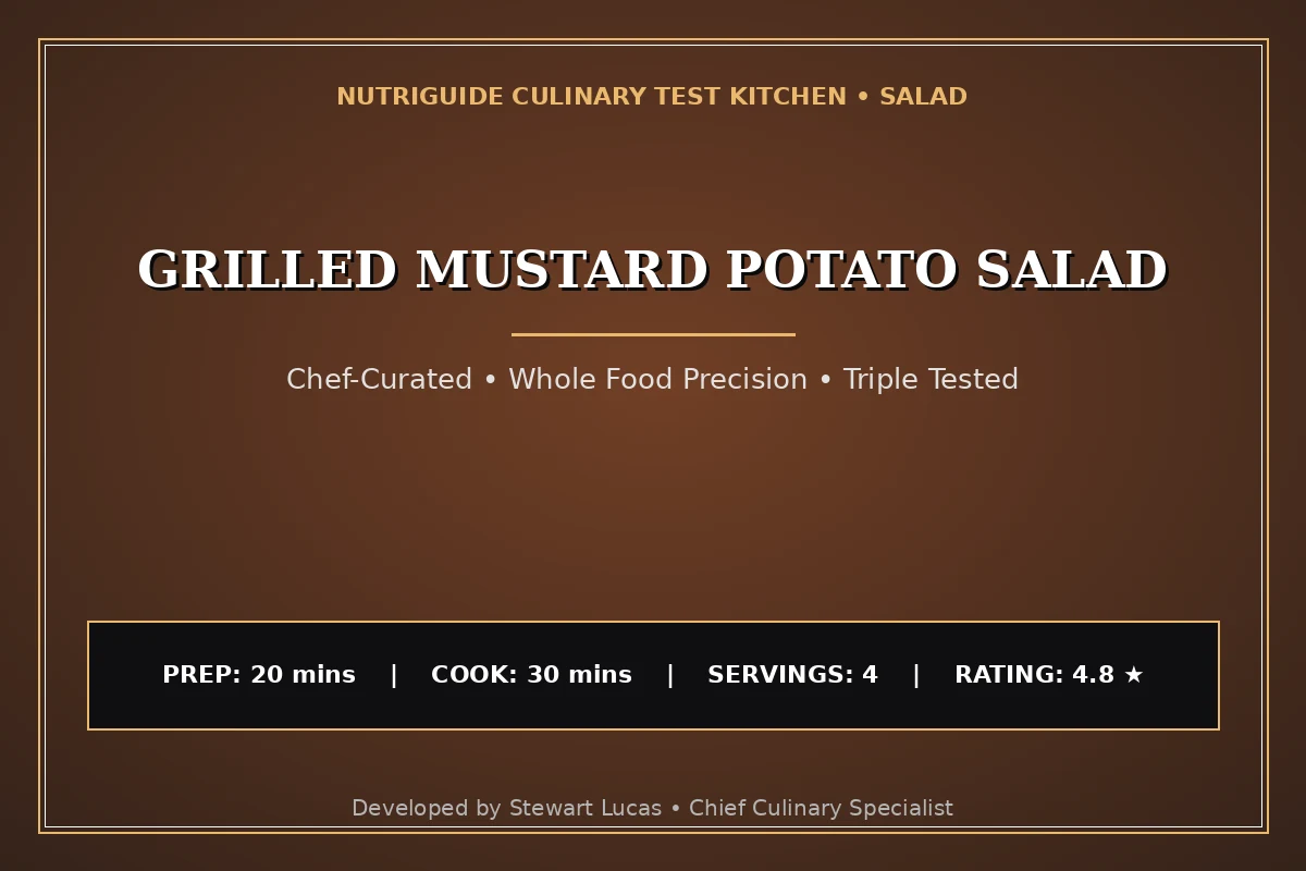 Grilled Mustard Potato Salad