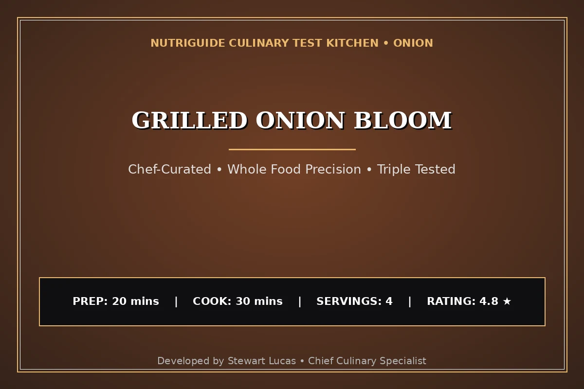 Grilled Onion Bloom