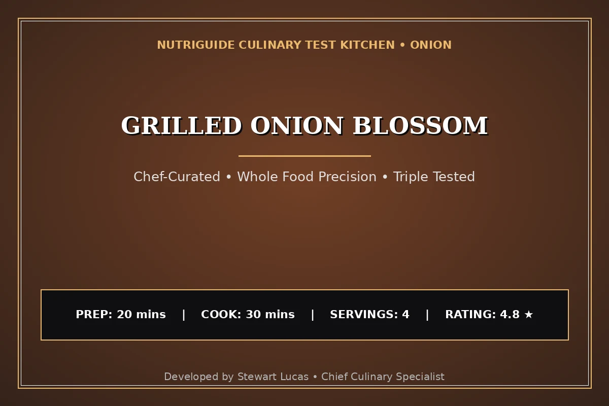 Grilled Onion Blossom