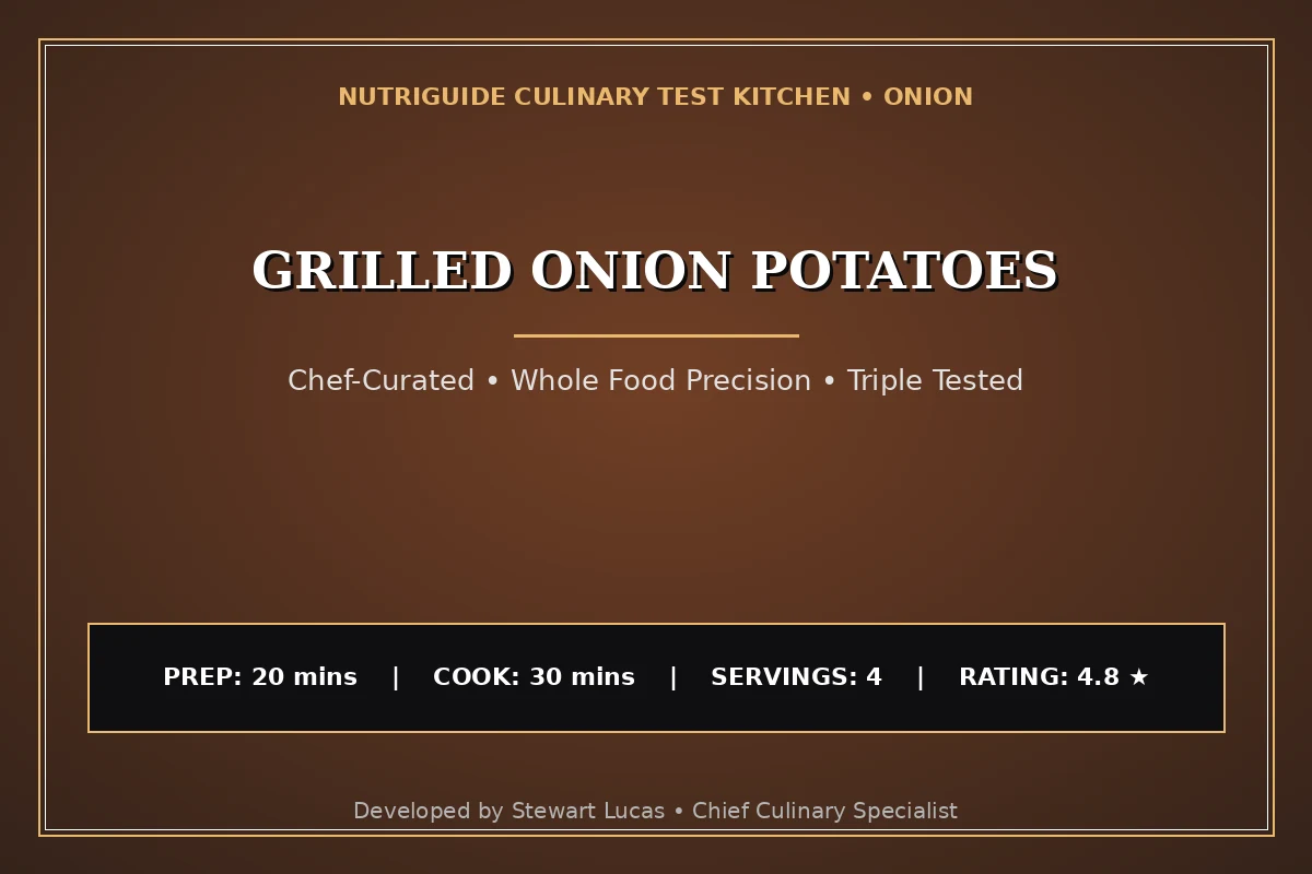 Grilled Onion Potatoes