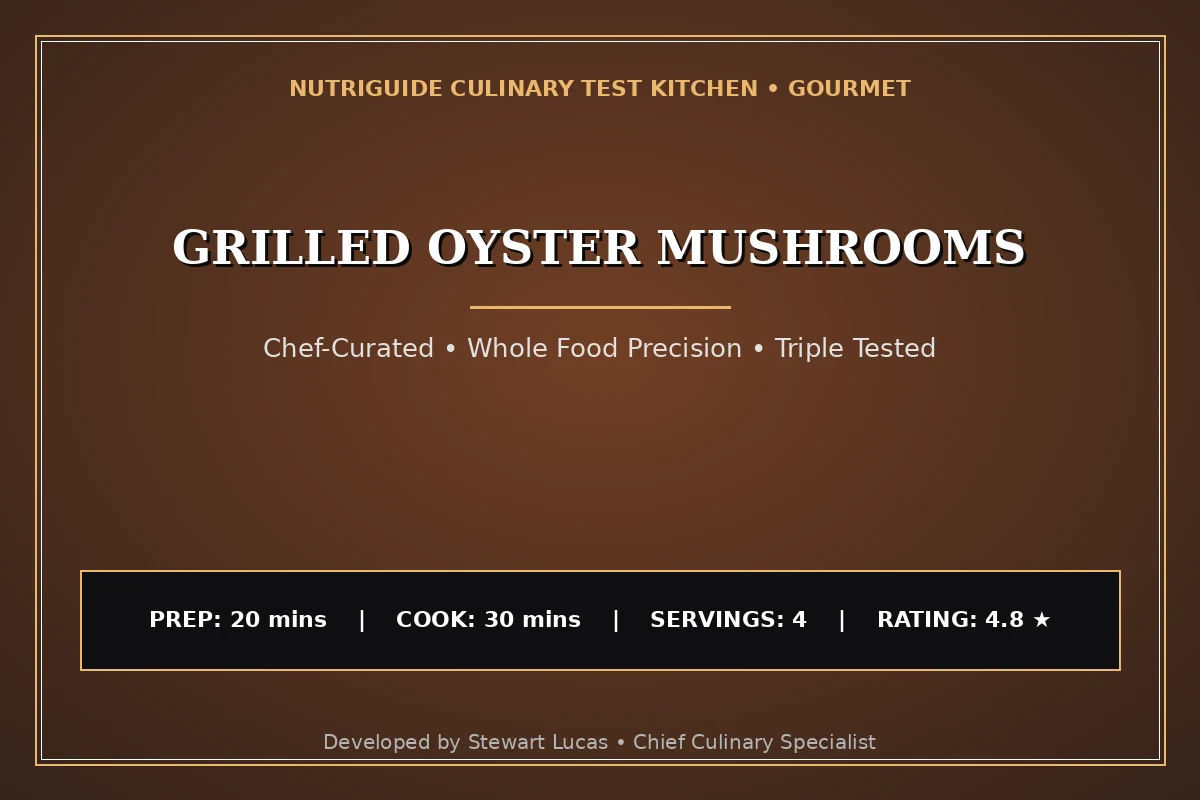 Grilled Oyster Mushrooms
