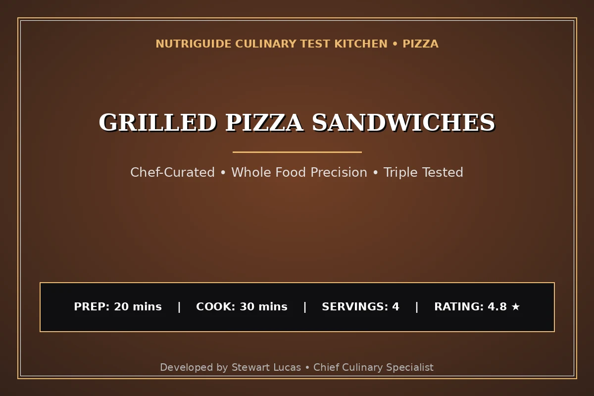 Grilled Pizza Sandwiches