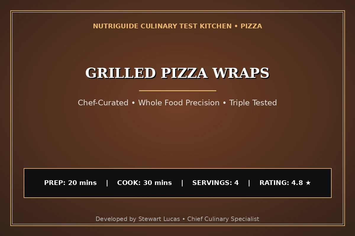 Grilled Pizza Wraps