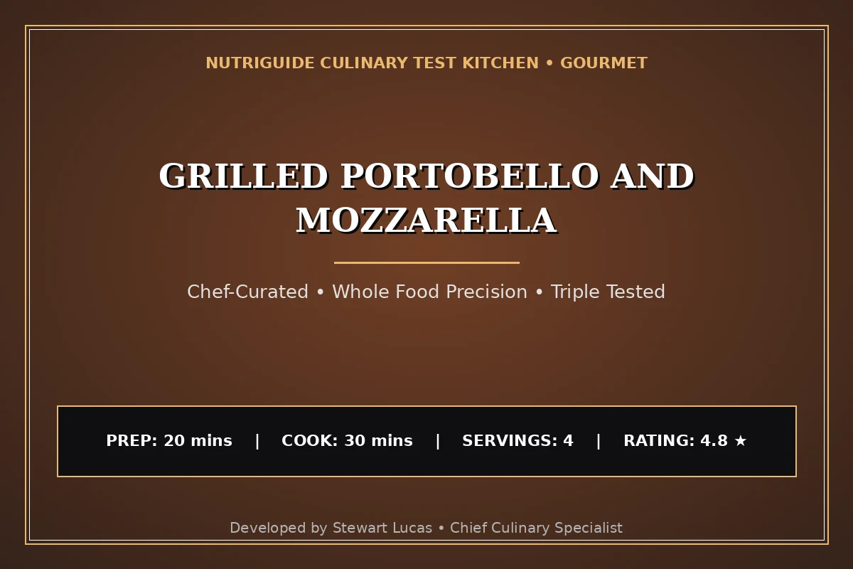 Grilled Portobello And Mozzarella