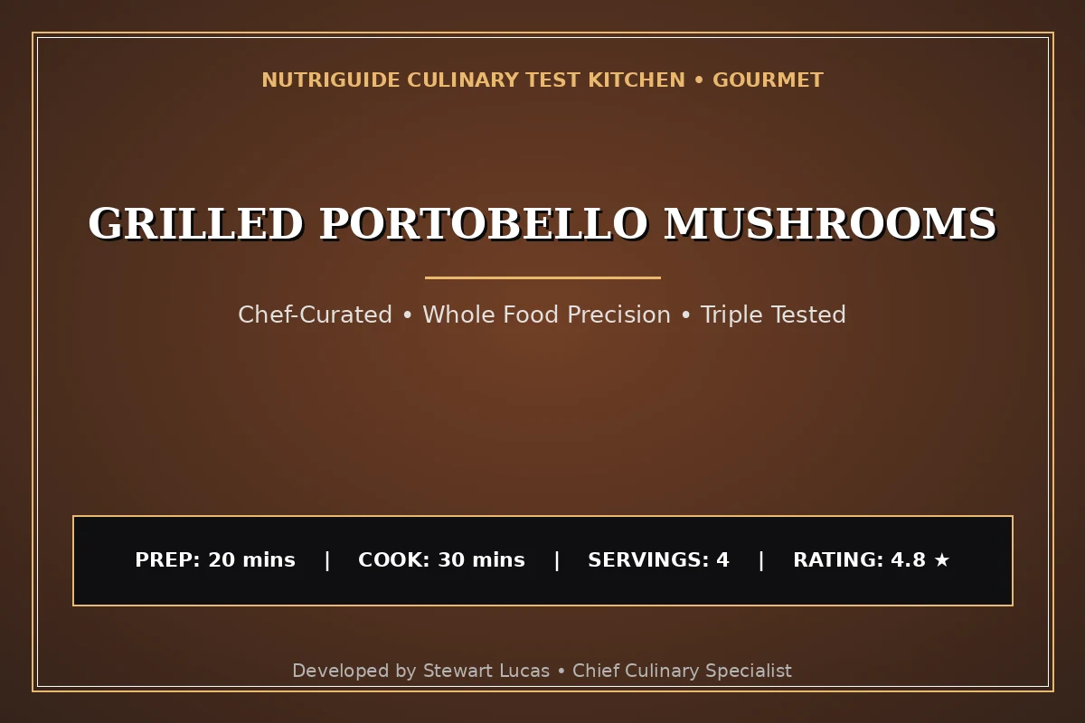 Grilled Portobello Mushrooms