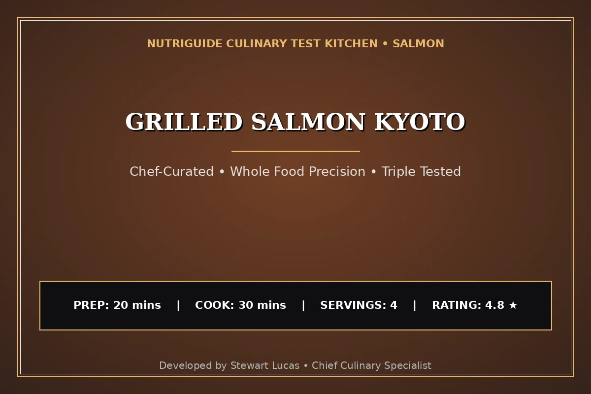 Grilled Salmon Kyoto