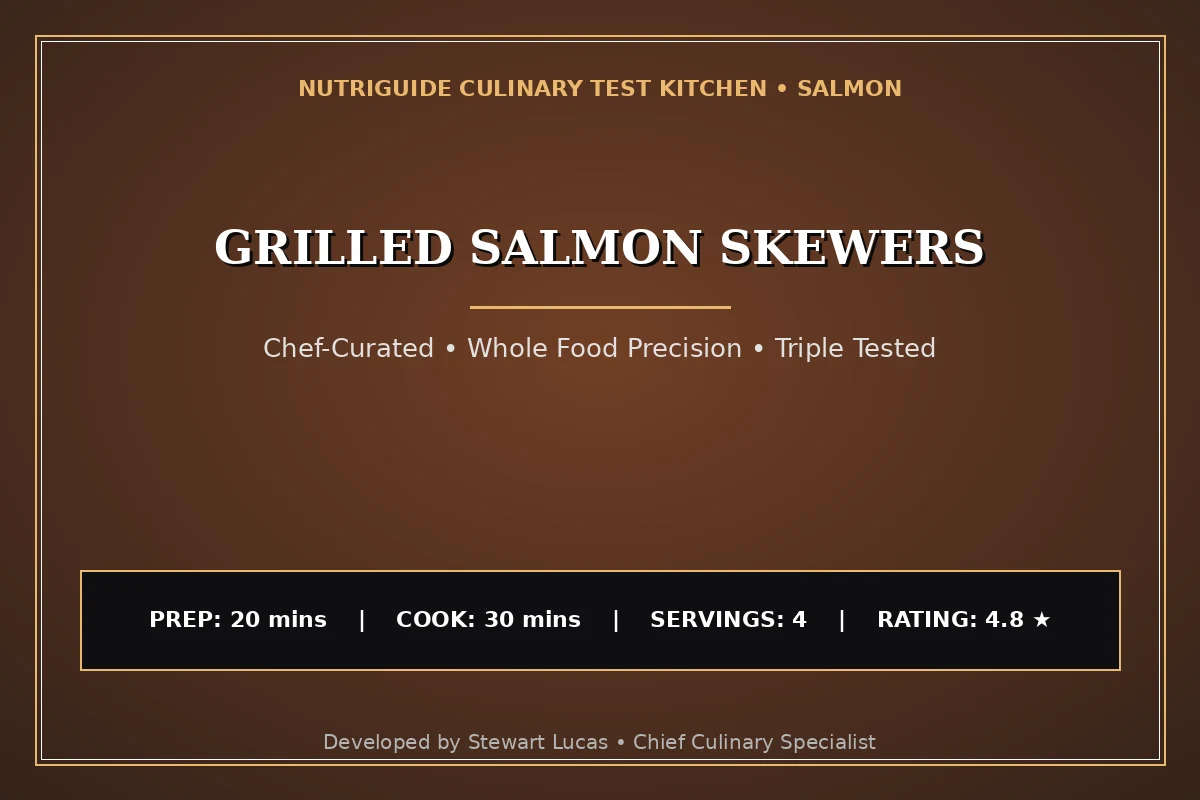 Grilled Salmon Skewers