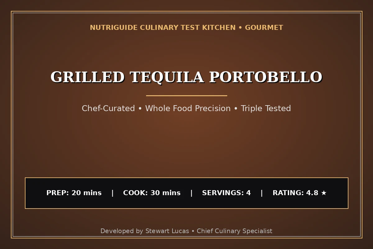 Grilled Tequila Portobello