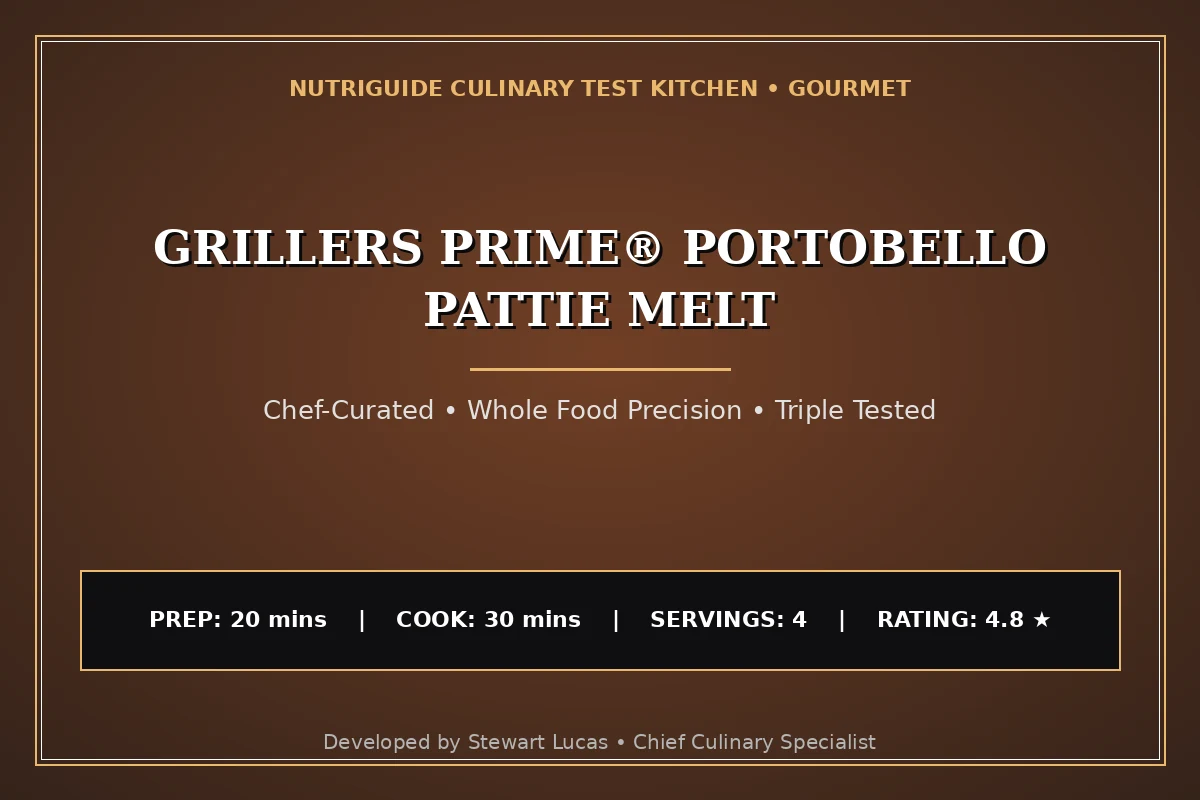 Grillers Prime® Portobello Pattie Melt