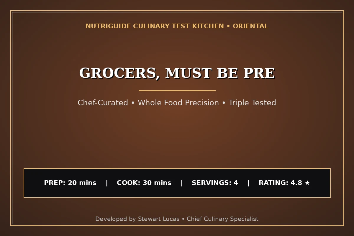 Grocers, Must Be Pre