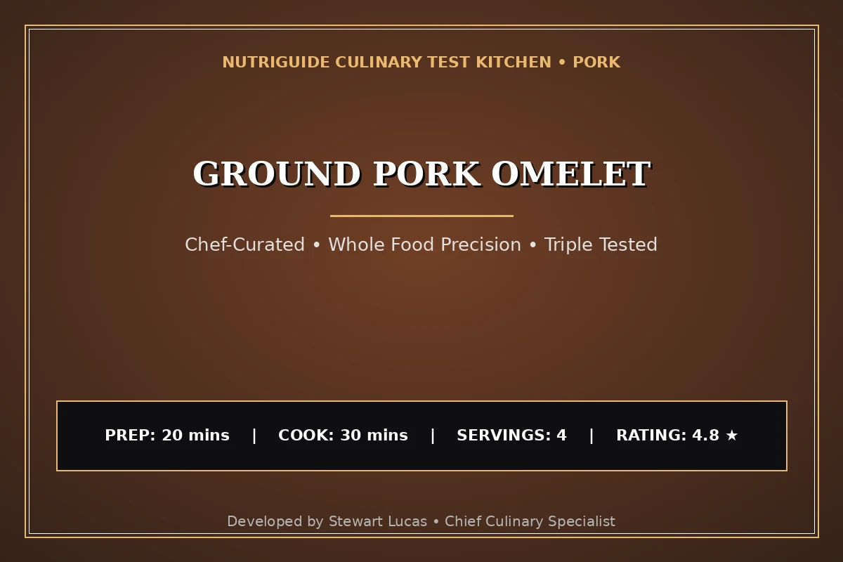 Ground Pork Omelet