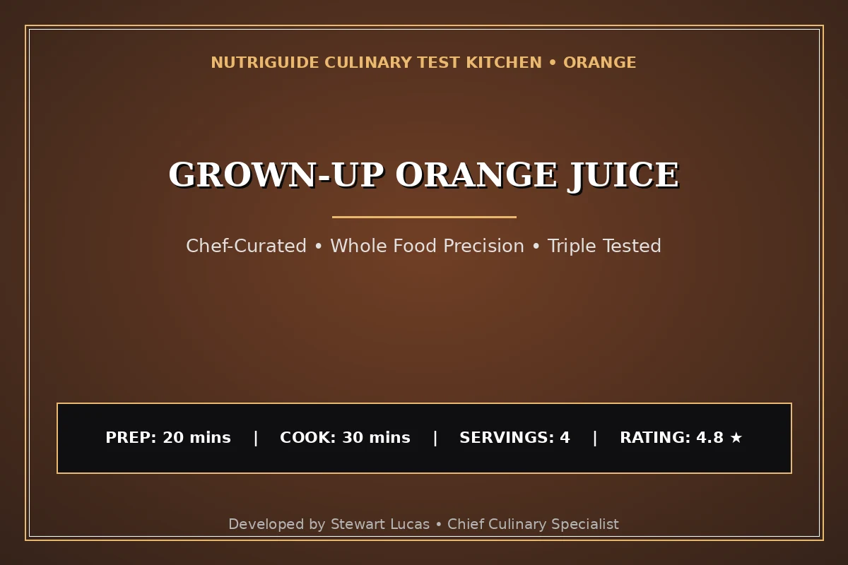 Grown-Up Orange Juice