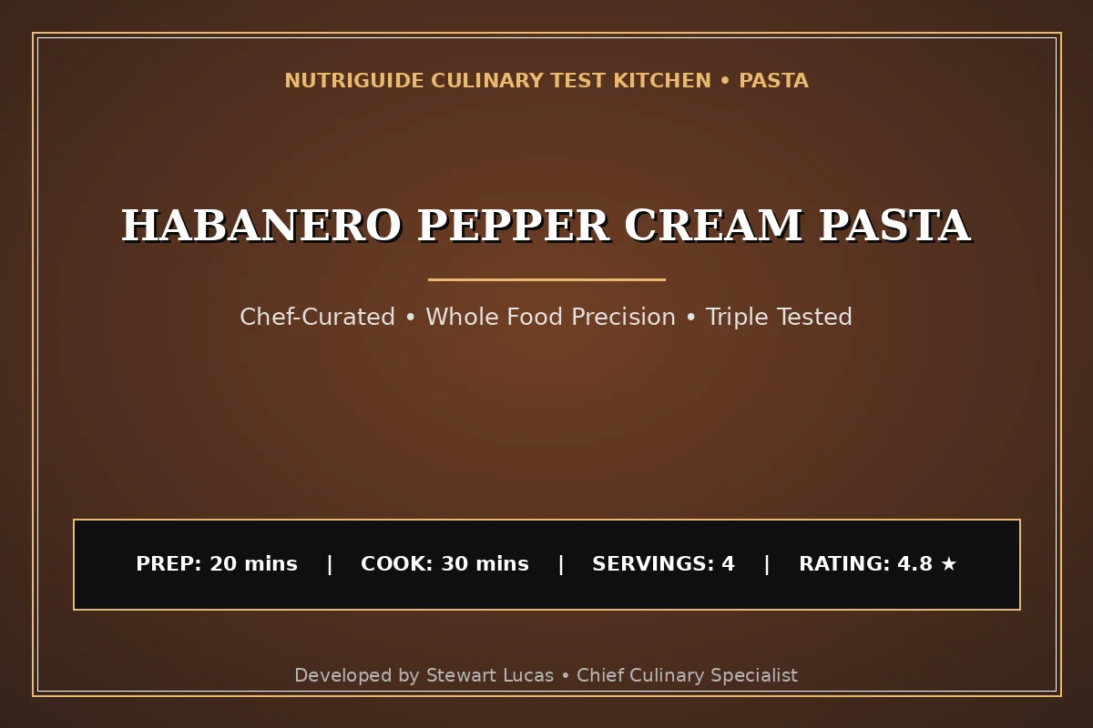 Habanero Pepper Cream Pasta