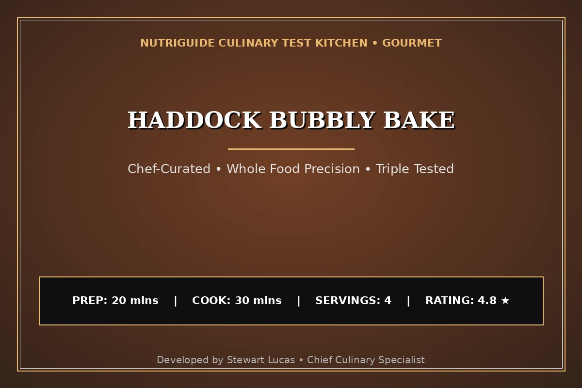 Haddock Bubbly Bake