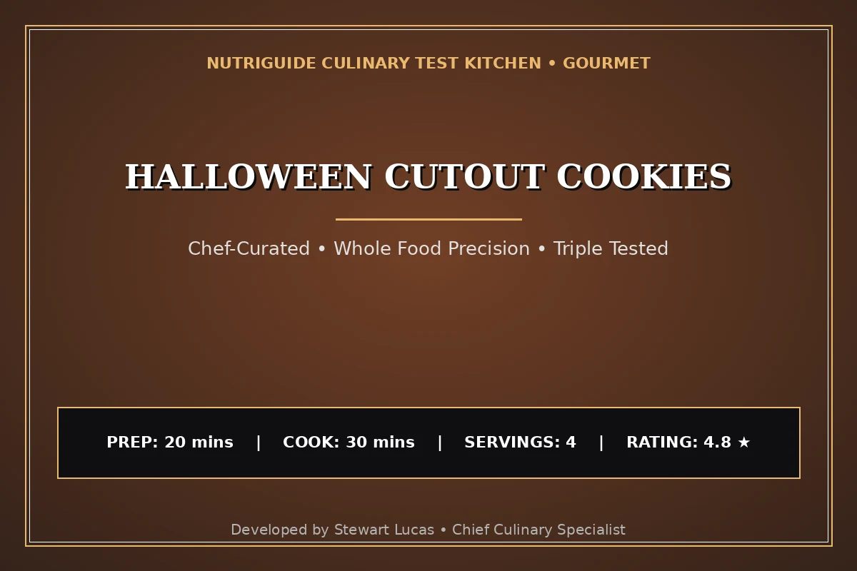 Halloween Cutout Cookies