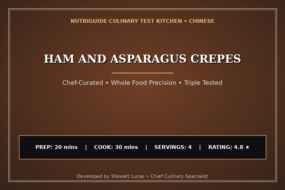 Ham And Asparagus Crepes
