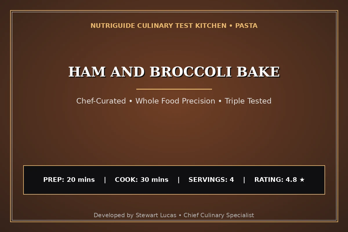 Ham And Broccoli Bake