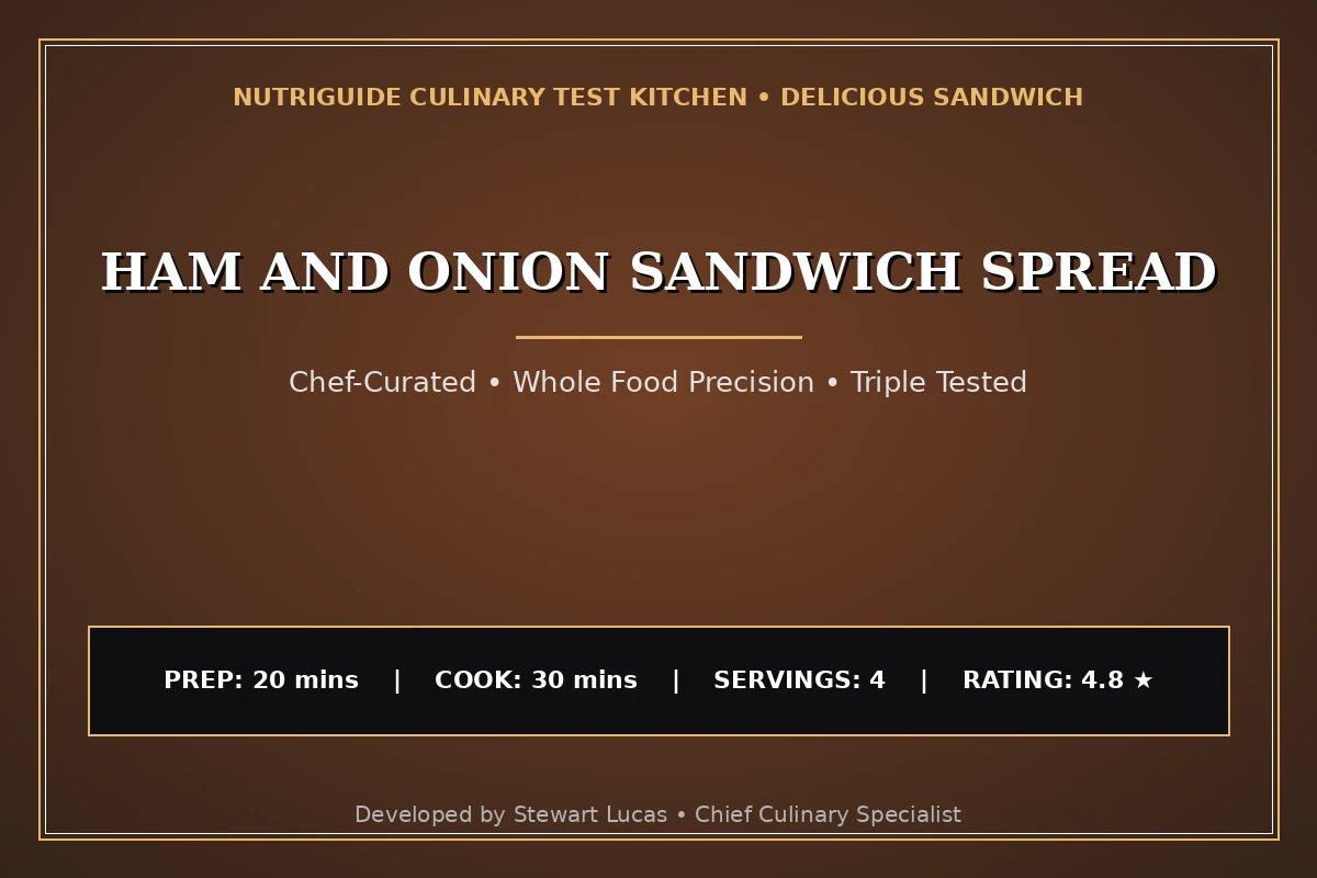 Ham And Onion Sandwich Spread