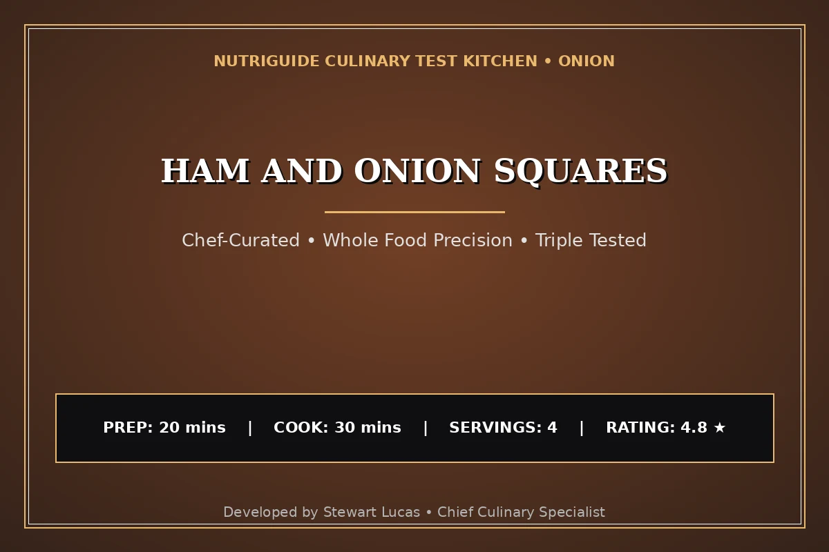Ham And Onion Squares