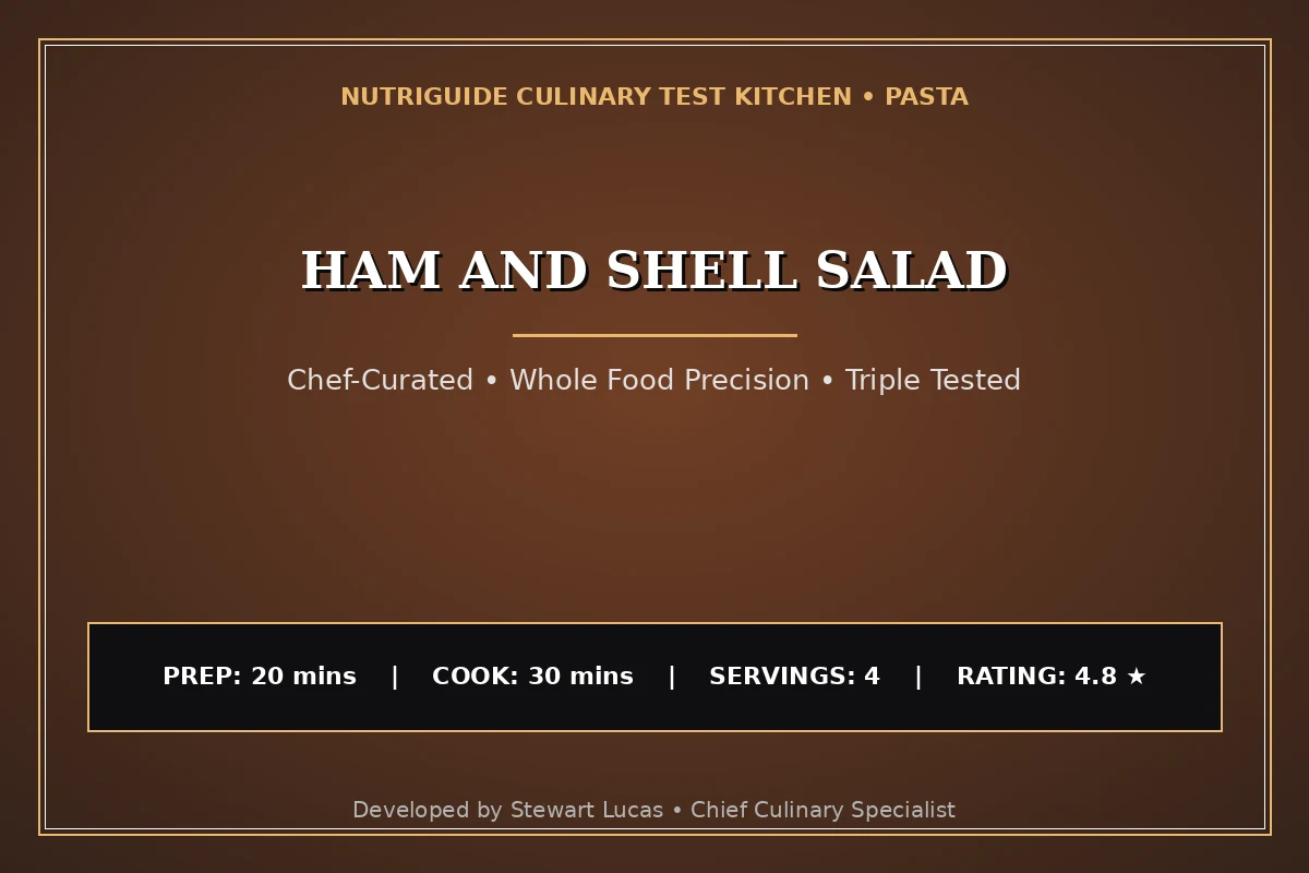 Ham And Shell Salad